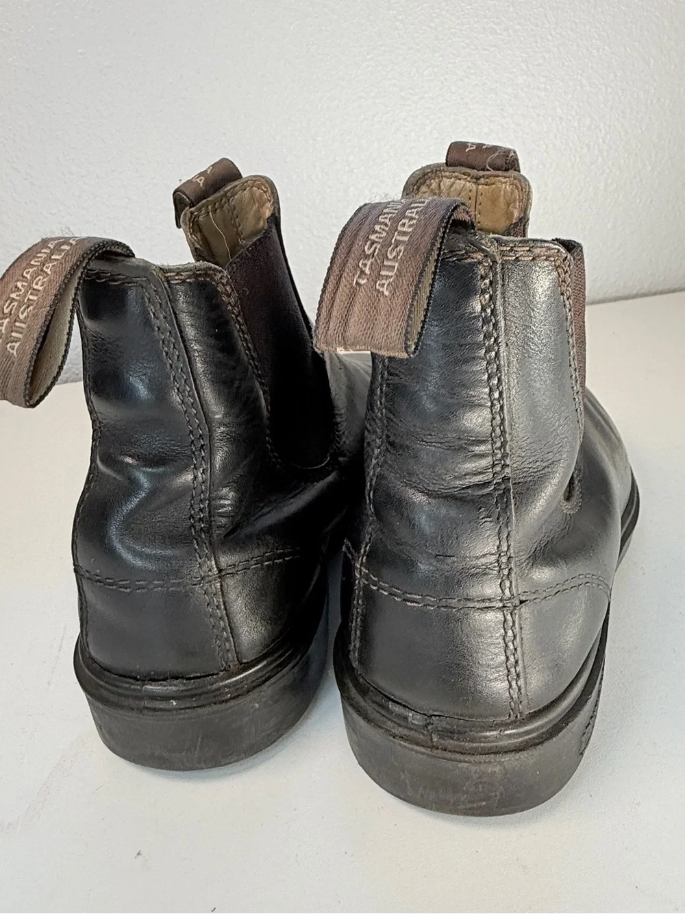 Blundstone Black Leather Chelsea Ankle Boots Australia Mens Size 9